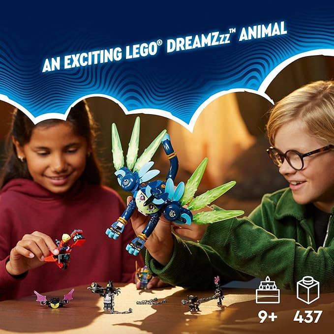 LEGO DREAMZzz Zoey and Zian The Cat-Owl TV Show Inspired Animal Toy Building Set for Kids Toy for Girls and Boys Ages 9 Years Old and Up 71476