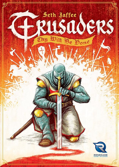 Crusaders: Thy Will Be Done - Medivel Strategy Boardgame Ages 14+ 2-4 Players 45-60 Min
