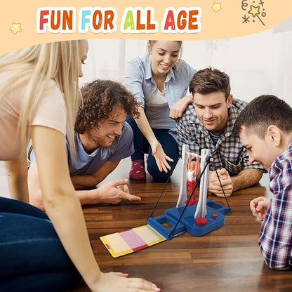 Gymnastics Challenge Game - Fun &amp Challenging Toy for Girls &amp Boys Ages 8+ and Adult Ideal Table Game for Active Kids - Develop Skills &amp Strengthen Bonds with Family and Friends