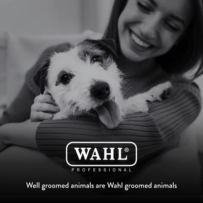 WAHL Professional Animal Travel Tote Bag with Zipper - Travel Bag - Storage Pack for Grooming Supplies - for Dog, Cat & Pet Groomers - 28.8 Inches, Turquoise Paw Print Design (#97764-300)