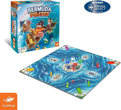 FoxMind Bermuda Pirates Magnetic Board Game for Kids Captivating Pirate Adventure for Family and Friends