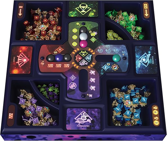 Crafting The Cosmos Board Game - Build The Galaxy with Stellar Resource Management! Sci-Fi Strategy Game for Kids &amp Adults Ages 14+ 2-4 Players 60-90 Minute Playtime Made by Office Dog