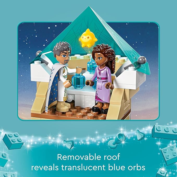 LEGO Disney Wish: King Magnifico’s Castle 43224 Building Toy Set A Collectible Set for Kids Ages 7 and up to Play Out Favorite Scenes from The Disney Movie Inspire Pretend Play Within The Palace