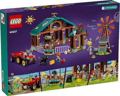 Lego Friends The Sanctuary of The Farm Animals Building Toy with Tractor Mill 3 Mini Dolls and 5 Animals Toys for Girls and Children from 6 Years and Older Gift Ideas 42617