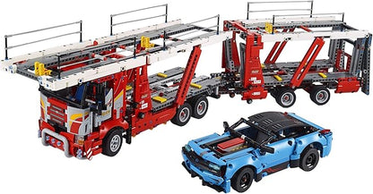 LEGO Technic Car Transporter 42098 Toy Truck and Trailer Building Set with Blue Car Best Engineering and STEM Toy for Boys and Girls (2493 Pieces)