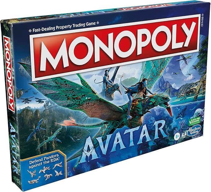 Monopoly: Avatar Edition Board Game for Ages 8 and Up Family Games for 2 to 6 Players Kids Games