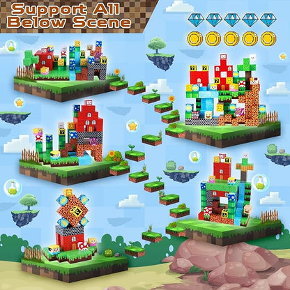 Magnetic Blocks - 150 PCS Build Adventure Game Castle - Magnetic Toys for Montessori Toddler Christmas Birthday Gifts - STEM Sensory Toys for 3 4 5 6 7 8 9 10 Year Old Boys &amp Girls