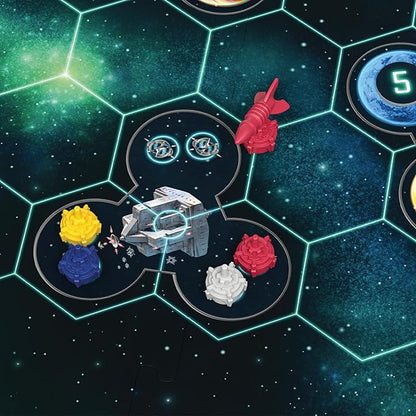 CATAN Starfarers New Encounters SCENARIO EXPANSION - Three Thrilling Galactic Missions! Strategy Board Game Family Game for Kids &amp Adults Ages 12+ 3-4 Players 120-150 Mins Made by CATAN Studi