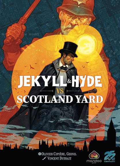Jekyll &amp Hyde vs. Scotland Yard by 25th Century Games – Cooperative Trick Taking Board &amp Card Game for Two Players – Story Based Gameplay – for Ages 10+ &amp 20 Min Playtime