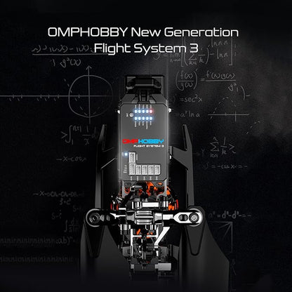 OMPHOBBY M2 EVO MK2 Ready To Fly RC Helicopter Outdoor Dual Brushless Motors Direct-Drive 6CH Remote Control Helicopters for Adults 3D RC Plane with Remote Control Mini Drone RTF White