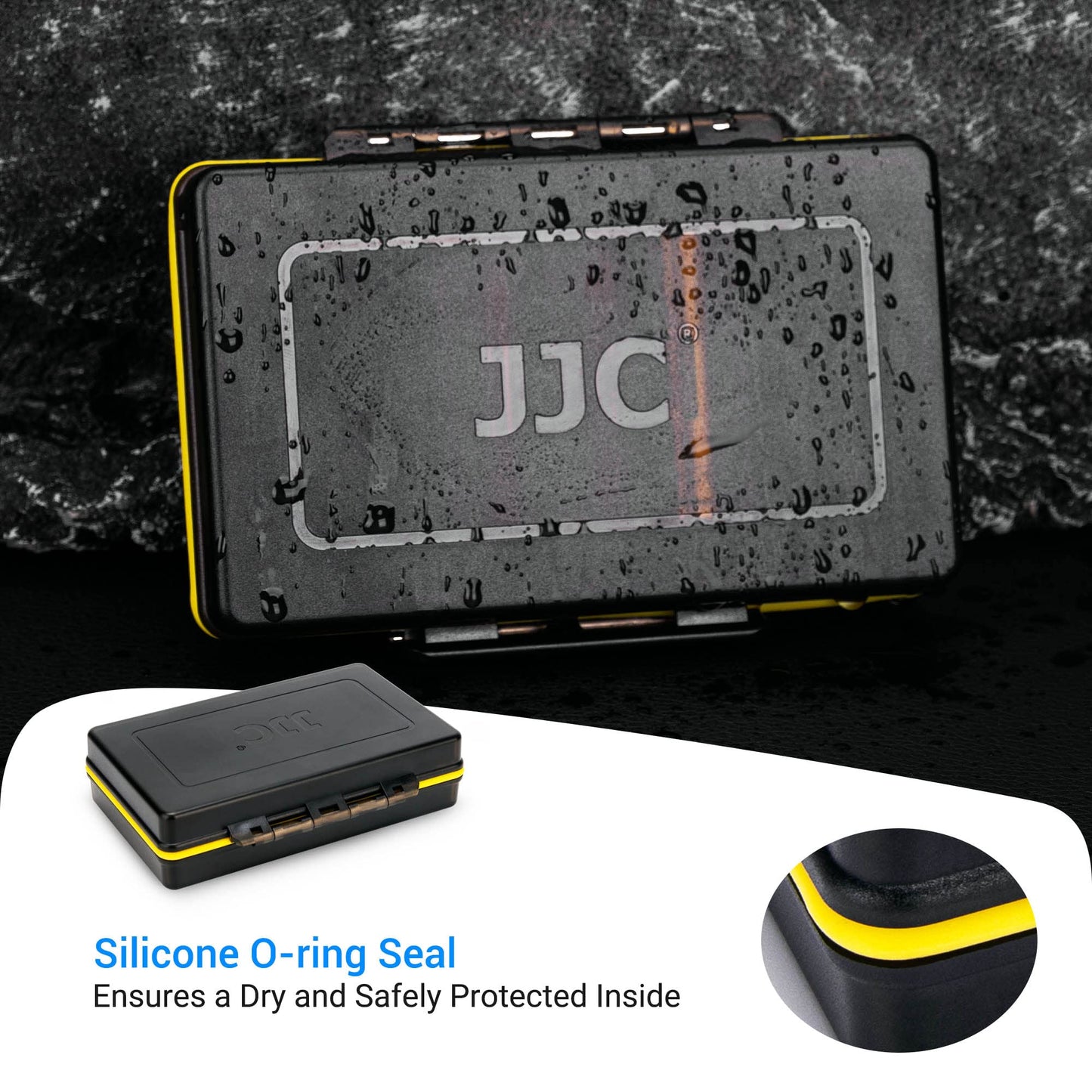 AA AAA Battery Storage Case Holder with Battery Tester, Battery Organizer Container for 8 Double A & 2 Triple A Battery, Compact and Water-Resistant