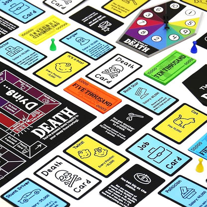 Gift Republic Game of Death – Live Fast Die Young | Dark Humour Adult Party Board Game | Outrageous Survival Challenge for 2- Players | Mature Content