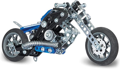 MECCANO Erector 5 in 1 Model Building Set - Motorcycles 174 Pieces for Ages 8 and up STEM Construction Education Toy