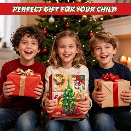 Christmas Tree Building Blocks SetDIY Christmas Tree Toy Bricks with LED Light Creative Educational STEM Gift for Boys and Girls Creative Home Decor Building Toys Gifts for Kids Adults Teens