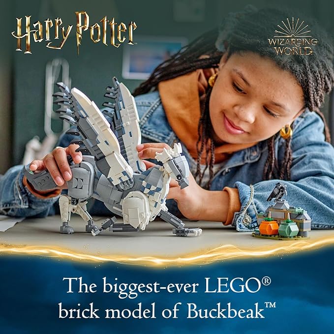 LEGO Harry Potter Buckbeak The Hippogriff Building Toy - Pretend Play or Display Toy for Boys &amp Girls Ages 9+ Years - Gift for Birthdays - Collectible Harry Potter Decor - 76427