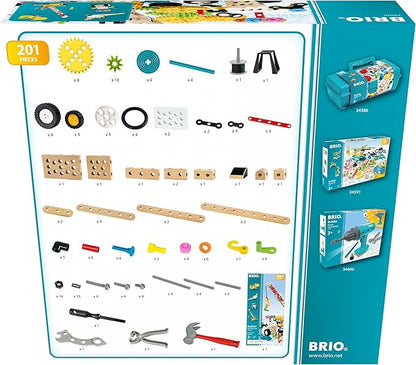 BRIO Builder - 34604 Builder Activity Set | Educational Roleplay &amp Construction Toy for Kids Aged 3 Years Up
