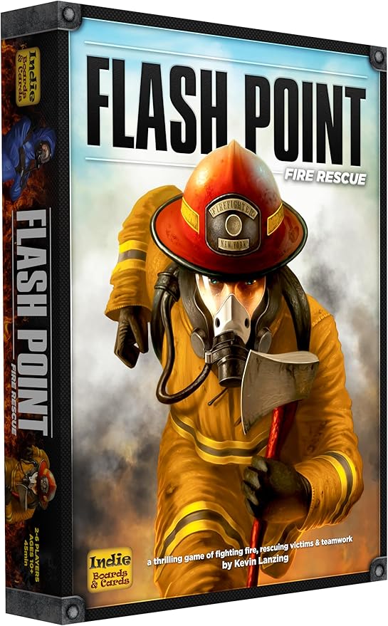 Flash Point: Fire Rescue 2nd Edition - A Thrilling Cooperative Board Game For Kids Teens &amp Families to Save Lives - For 2-6 Players Ages 10+ with 30 Minute Play Time by Indie Boards &amp Cards