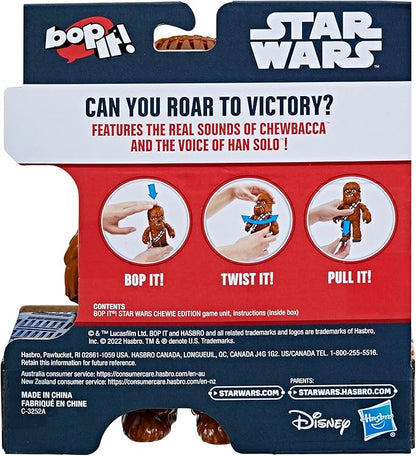 Bop It! Game Star Wars Chewie Edition Gifts for Kids Electronic Games for Kids Ages 8 and Up