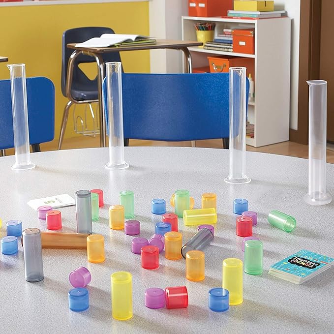 Educational Insights Fraction Formula - 3rd Grade Math Games Fractions Manipulatives and Fraction Flash Cards Kids Math Games for The Classroom or Home Teaching Fractions for Kids Ages 8+