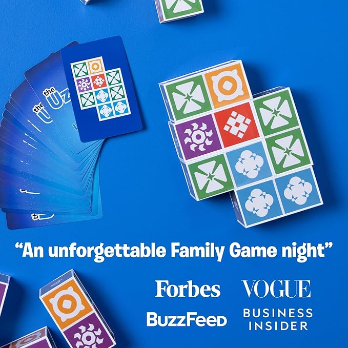 The Uzzle 3.0 Board Game Family Board Games for Children &amp Adults Block Puzzle Games for Ages 4+