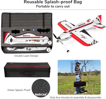 Radiolink A560 6 Flight Modes RC Airplane Easy to Fly RFT RC Airplanes with 2.4Ghz Remote Control Byme-A Gyro FC Brushless Motor for Kids Boys Girls Adults Beginner or Experienced