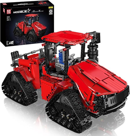 Mould King Crawler Tractor Building Toys 1698 Pieces 4x4 Tracked Tractor Building Sets for Adults Age 14+ Construction Vehicle Model Blocks Kit Creative