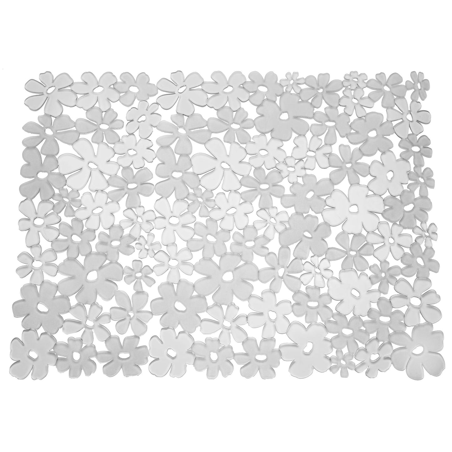 InterDesign 60960 Blumz Kitchen Sink Protector Mat - Large, Clear