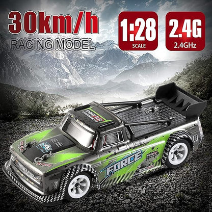 Wltoys 284131 RC Cars 1/28 Mini Drift RC Car with 3pcs Upgraded 500mah Battery 30km/h RC Drift Cars 130 Brushed Motor 2.4GHz Remote Control LED Lamp 4WD Micro RC Drift Car for Adults Gifts