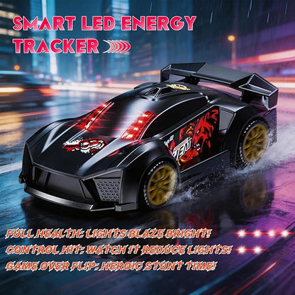 3-in-1 RC Drift Car — Sports/Racing 2-Player RC Battle Car Set Shooting &amp Flip EffectsDual Remotes60-Min Playtime 2.4GHz Parent-Child Interactive Toy Car Toy Kids Ages 6+ (red)