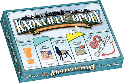 Late for The Sky Knoxville-Opoly City Board Game Family Strategy Game Night for 2-6 Players Ages 8+ Opoly-Style Play with Knoxville Landmarks Traditional or 1-Hour Version