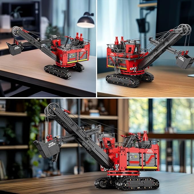 Reobrix RC Excavator Building Blocks Set 22014 Power Shovel Vehicle Model Kit APP &amp Remote Control Construction Toy Gifts for Adult Boys Girls Kids 14+ (2688PCS)