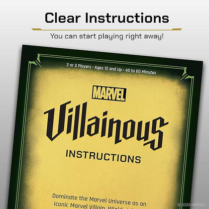 Ravensburger Marvel Villainous: Twisted Ambitions - Engaging Strategy Board Game | Perfect for Marvel Fans &amp Families | Compatibility with Other Marvel Villainous Games | High Replay Value