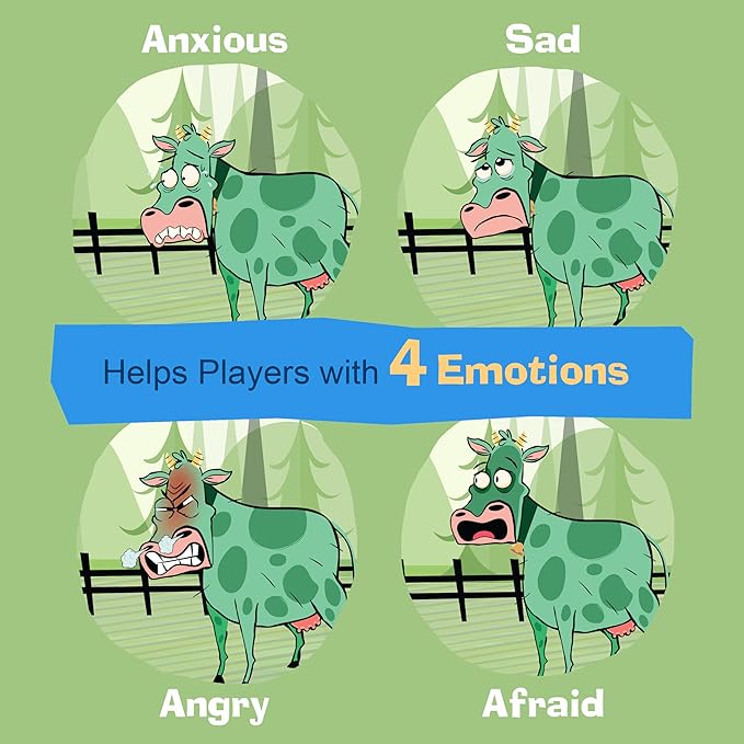 Don't Have a Cow A CBT Therapy Game for Kids from The Creator of Don't Go Bananas - Play Therapy Toys Counseling Games - Version 2