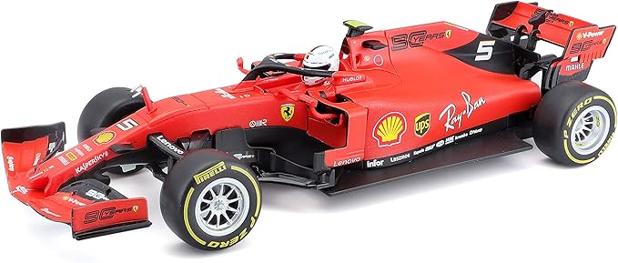Maisto Tech Premium High-Performance R/C F1 Ferrari SF90 Leclerc Super Car - 2.4 GHZ - 1:24 Scale