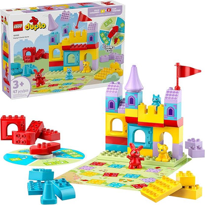 LEGO DUPLO Hopsy’s Castle Game Building Toy for Pretend Play - Learning &amp Education Play Set for Boys &amp Girls Ages 3+ - Toddlers Learn Skills Through Play - Gift Idea for Family Game Night -