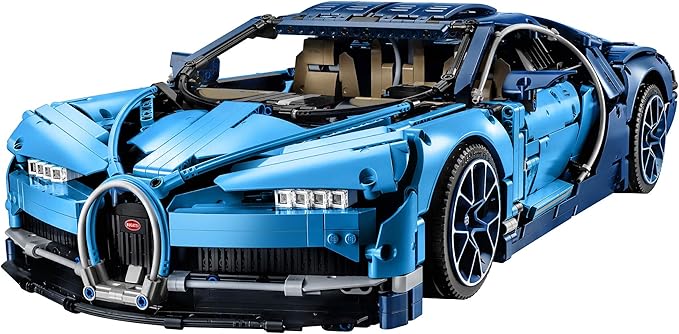 LEGO Technic Bugatti Chiron 42083 Race Car Building Kit and Engineering Toy Adult Collectible Sports Car with Scale Model Engine (3599 Pieces)