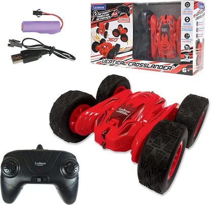 LEXiBOOK Vertical Crosslander All-Terrain Remote Control car up to 12km/h Light Effects Several Positions Gravity Sensor 2.4Ghz Remote Control Included Rechargeable RC55