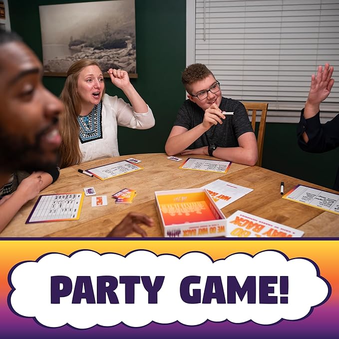 We Go Way Back – Board Games for Adults – Family Games – Party Games - Game Night – Give Clues Cues and Codes - Best Friend Game – Do You Know Your Family and Friends