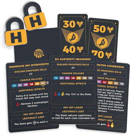 Hegemony: Crisis &amp Control Expansion - Add New Automas &amp Modules Solo Play Unique Asymmetric Card Driven Game Board Game Ages 14+ 1-4 Players