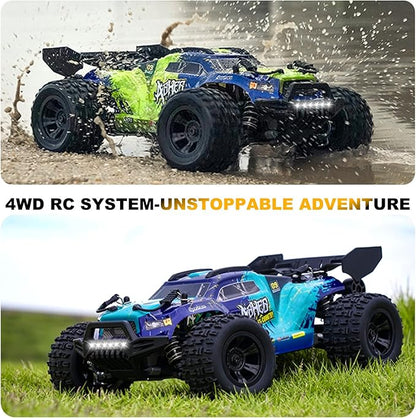 1:18 Scale 4WD High-Speed RC Car 25 MPH Off-Road Remote Control Truck for Adults &amp Teens - All Terrain Electric Vehicle with 2 Rechargeable Batteries &amp 2.4GHz - Gift Idea (1:18 Scale)