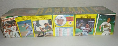 Fleer '91 Baseball Logo Stickers and Trading Cards Box Set