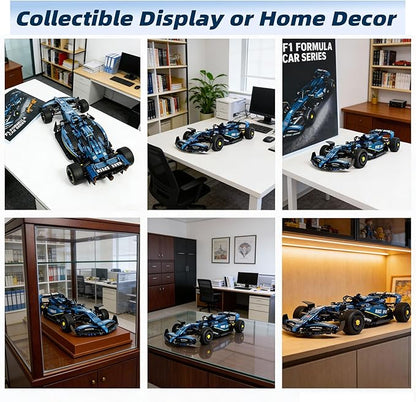 Formula 1 Model Car Kits for Adults Aston Martin F1 Car with Realistic Details F1 Toys Building Sets Craft for Display Formula 1 Racing Gifts for Teen Boys Ideal F1 Gifts for Men