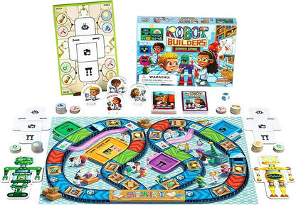 Robot Builders Board Game - Exciting Robot Building Competition for Kids Ages 5 and Up - Children Learn New Skills While Racing to Collect Matching Tools and Parts