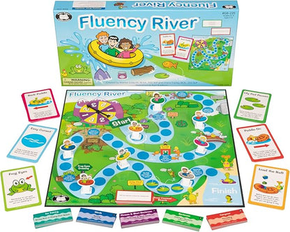 Super Duper Publications | Fluency River® Fluency Speech Improvement Board Game | Educational Learning Resource for Children