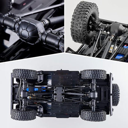 BEEZRC RocHobby 1/10 mashigan RC Rock Crawler for Adults 4WD Off-Road Remote Control Truck Hobby Grade RC Crawler RS Need to Complete