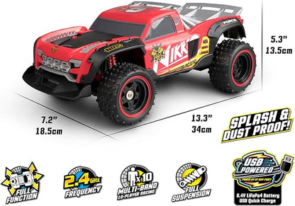 Pro Trucks Nikko Racing #5 - RC Truck Remote Controlled Truck Splash Dust Proof Suspension Off-Road Mud Sand Dirt Snow