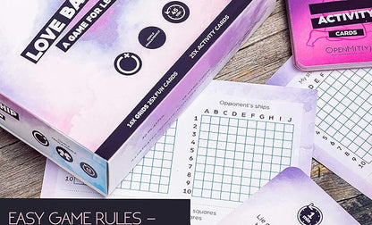 OpenMity Love Battleship – Fun &amp Playful Game for Lesbian Couples – Cute Game for Date Night Ideas