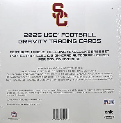 2025 Onit Gravity College Football Card Breaker Edition Box (USC Trojans)