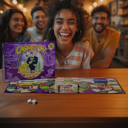 Rich Dad CASHFLOW Board Game Educational Business &amp Finance Literacy Game Ages 14 &amp Up - Financial Learning Games for Kids Teens Adults and Family