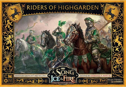 CMON A Song of Ice and Fire Tabletop Miniatures Game Riders of Highgarden Unit Box (Multilingual Edition) - Strategy Game for Adults Ages 14+ 2+ Players 45-60 Minute Playtime Made by CMON